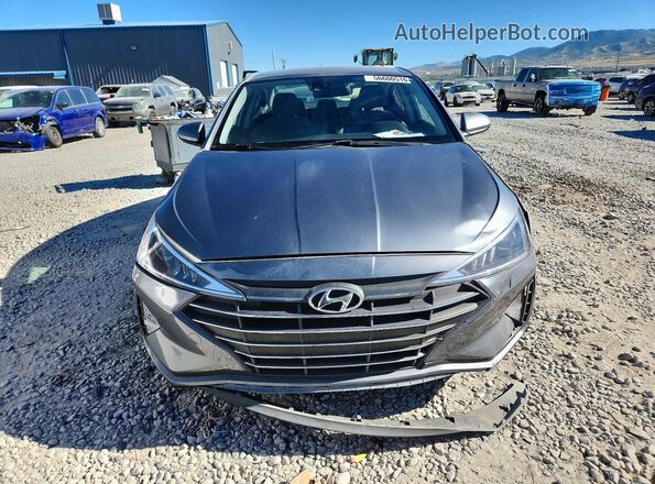KMHD84LF7KU869705 2019 HYUNDAI ELANTRA Gray Front view