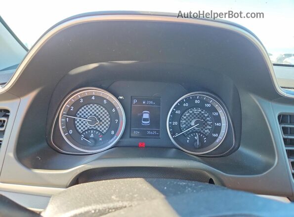 KMHD84LF7KU869705 2019 HYUNDAI ELANTRA Gray Instrument cluster view