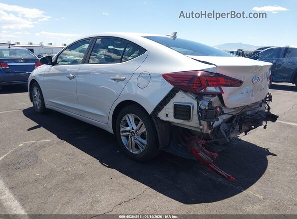 KMHD84LF7KU879893 2019 HYUNDAI ELANTRA Silver Հետևի ձախ