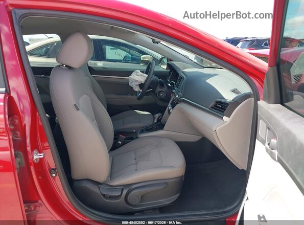 KMHD84LF7LU970759 2020 HYUNDAI ELANTRA Red წინა სალონის ხედი