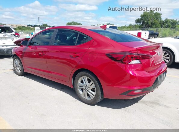 KMHD84LF7LU970759 2020 HYUNDAI ELANTRA Red უკანა მარცხენა