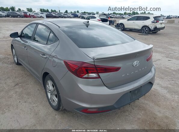 KMHD84LF7LU978411 2020 HYUNDAI ELANTRA Серый Задняя левая четверть