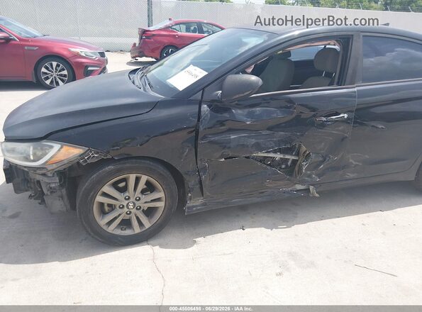 KMHD84LF8HU206281 2017 HYUNDAI ELANTRA Black Vista frontal