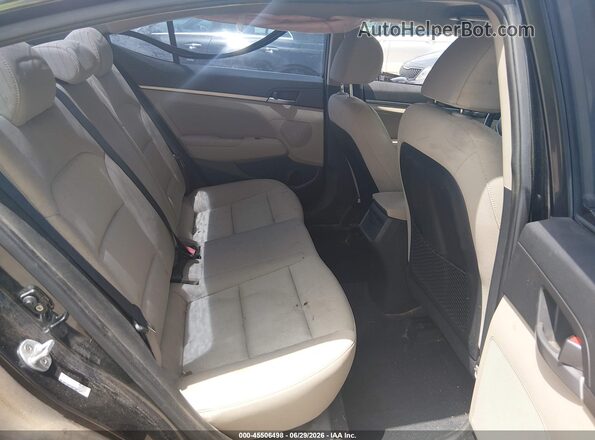 KMHD84LF8HU206281 2017 HYUNDAI ELANTRA Black Vista de la etiqueta del VIN