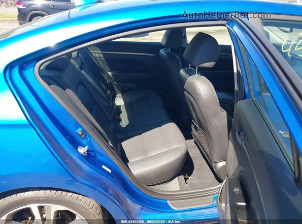 KMHD84LF8HU226630 2017 HYUNDAI ELANTRA Blue Vista de la etiqueta del VIN