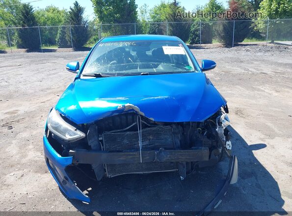 KMHD84LF8HU226630 2017 HYUNDAI ELANTRA Blue Vista del salpicadero