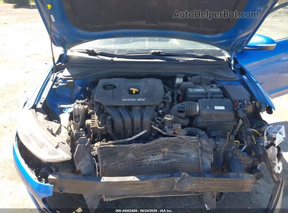 KMHD84LF8HU226630 2017 HYUNDAI ELANTRA Blue Vista trasera