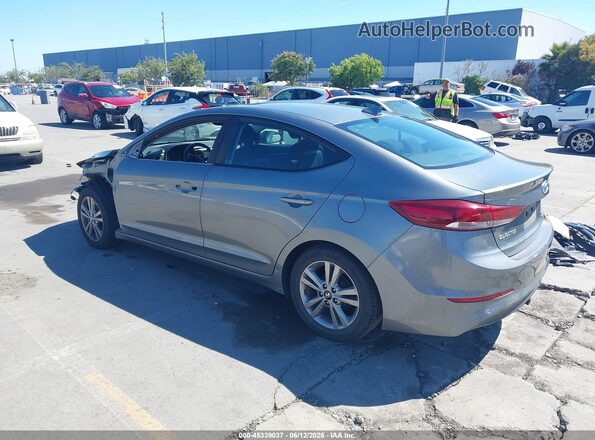 KMHD84LF8HU244500 2017 HYUNDAI ELANTRA Gray 