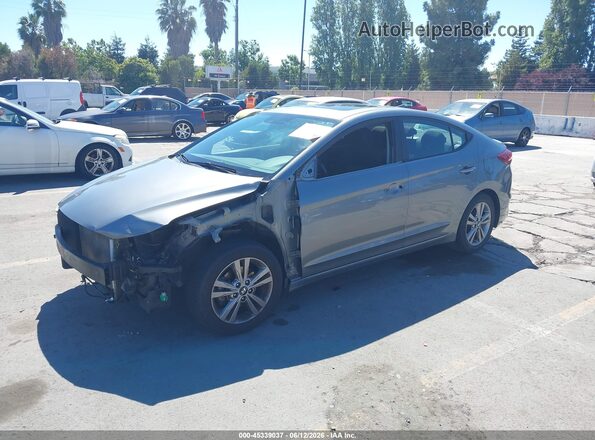 KMHD84LF8HU244500 2017 HYUNDAI ELANTRA Gray 