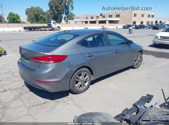 KMHD84LF8HU244500 2017 HYUNDAI ELANTRA Gray 