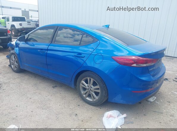 KMHD84LF8HU253195 2017 HYUNDAI ELANTRA Blue უკანა მარცხენა