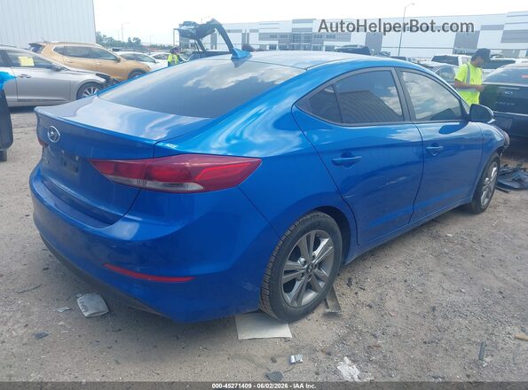 KMHD84LF8HU253195 2017 HYUNDAI ELANTRA Blue უკანა მარჯვენა