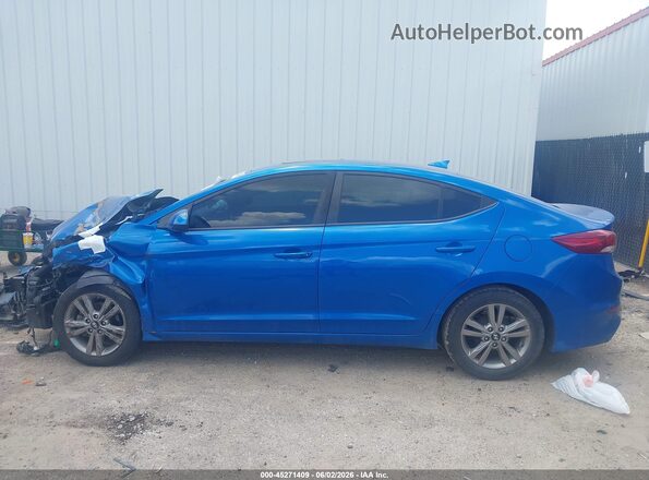 KMHD84LF8HU253195 2017 HYUNDAI ELANTRA Blue სალონის 360-გრადუსიანი ხედი