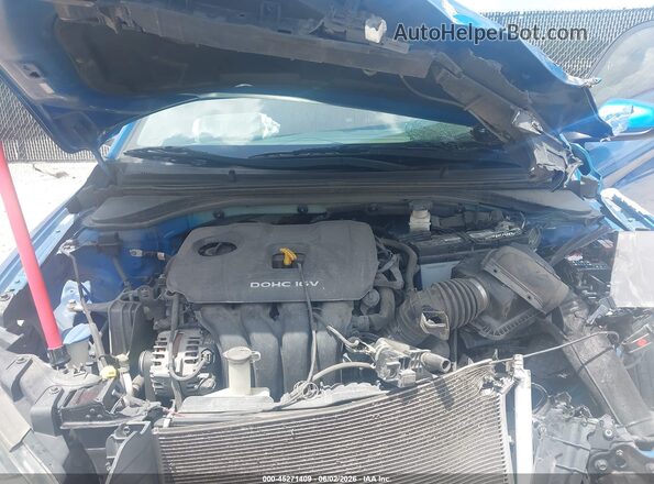 KMHD84LF8HU253195 2017 HYUNDAI ELANTRA Blue უკანა ხედი