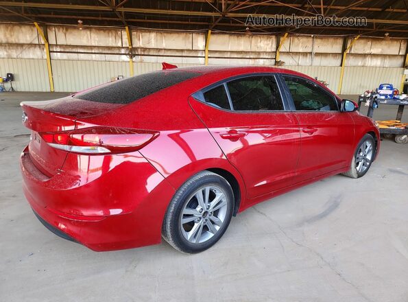 KMHD84LF8HU261605 2017 HYUNDAI ELANTRA Maroon 
