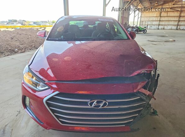KMHD84LF8HU261605 2017 HYUNDAI ELANTRA Maroon 