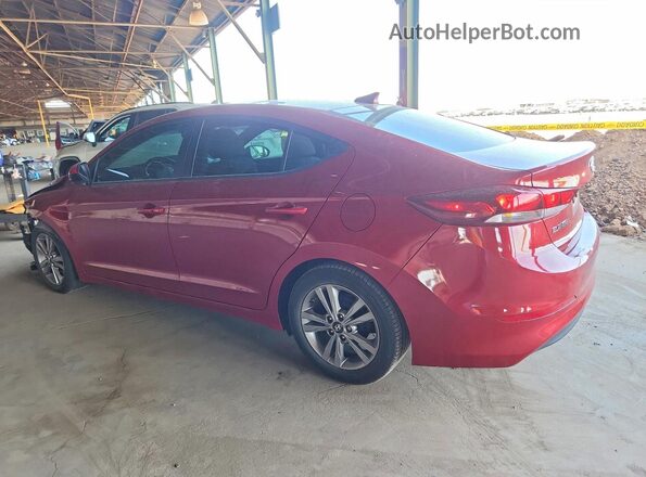 KMHD84LF8HU261605 2017 HYUNDAI ELANTRA Maroon 