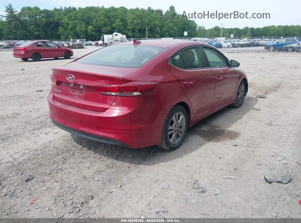 KMHD84LF8HU281918 2017 HYUNDAI ELANTRA Red Tył prawy