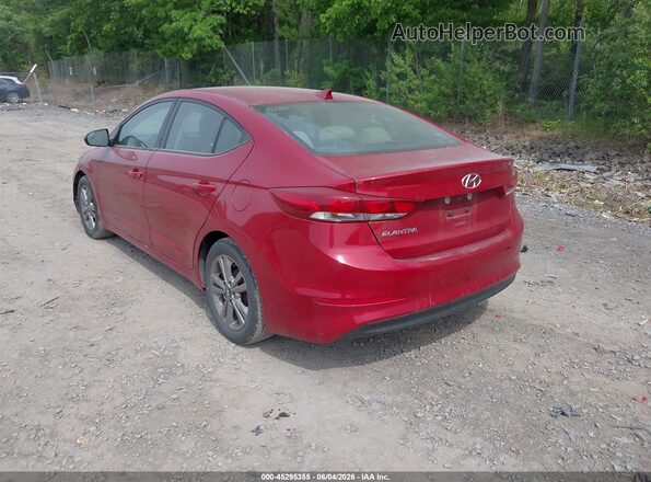 KMHD84LF8HU281918 2017 HYUNDAI ELANTRA Red Tył lewy