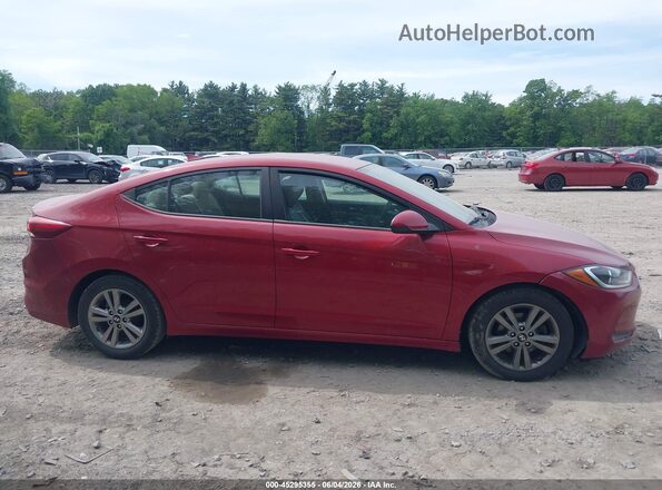 KMHD84LF8HU281918 2017 HYUNDAI ELANTRA Red Widok wnętrza 360 stopni