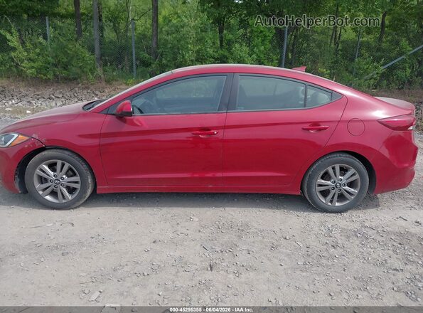 KMHD84LF8HU281918 2017 HYUNDAI ELANTRA Red 