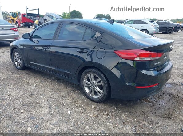 KMHD84LF8HU309409 2017 HYUNDAI ELANTRA Black Задня ліва чверть
