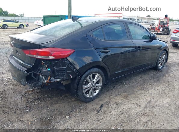 KMHD84LF8HU309409 2017 HYUNDAI ELANTRA Black Задня права чверть