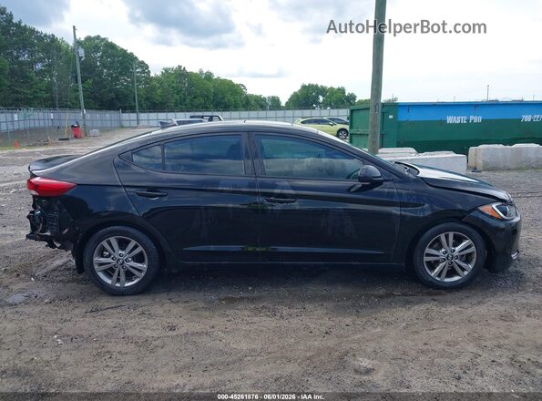 KMHD84LF8HU309409 2017 HYUNDAI ELANTRA Black Вид задньої частини салону