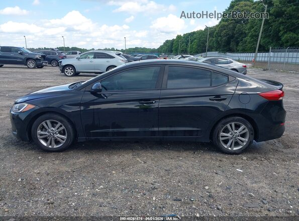 KMHD84LF8HU309409 2017 HYUNDAI ELANTRA Black Панорамний вид салону 360°
