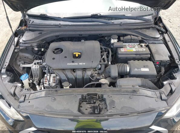 KMHD84LF8HU309409 2017 HYUNDAI ELANTRA Black Вид ззаду