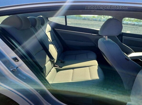 KMHD84LF8KU779169 2019 HYUNDAI ELANTRA Серебряный Вид задних сидений