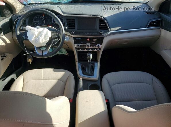 KMHD84LF8KU781939 2019 HYUNDAI ELANTRA Красный Вид панели приборов