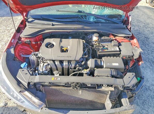 KMHD84LF8KU781939 2019 HYUNDAI ELANTRA Красный Вид задней части салона