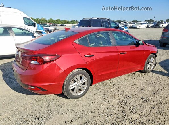 KMHD84LF8KU781939 2019 HYUNDAI ELANTRA Красный Задняя правая четверть