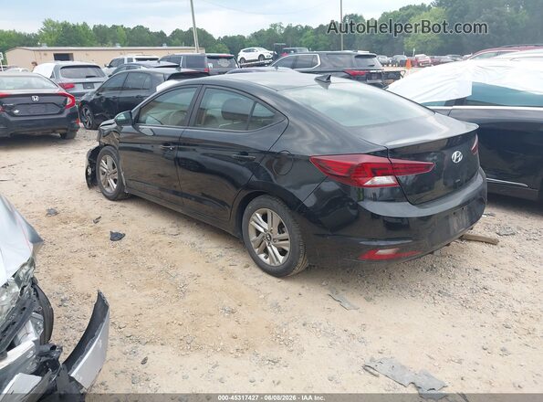 KMHD84LF8KU817435 2019 HYUNDAI ELANTRA Black Trasero izquierdo