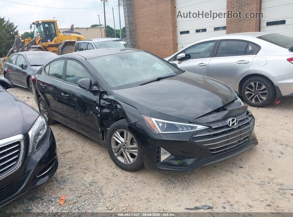 KMHD84LF8KU817435 2019 HYUNDAI ELANTRA Black Vista interior trasera