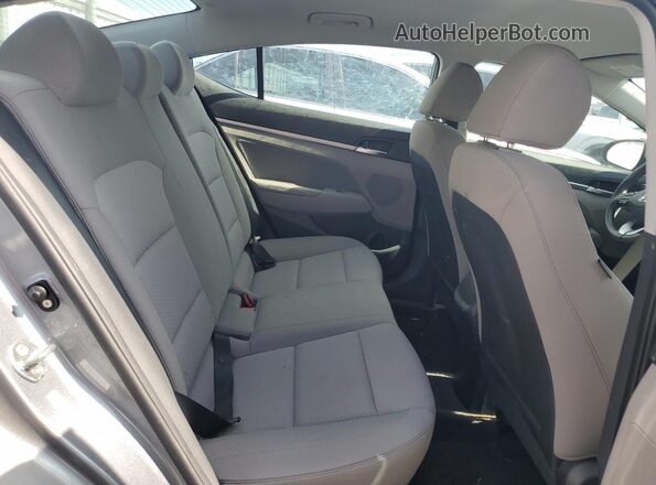 KMHD84LF8KU817760 2019 HYUNDAI ELANTRA Gray Vista de los asientos traseros