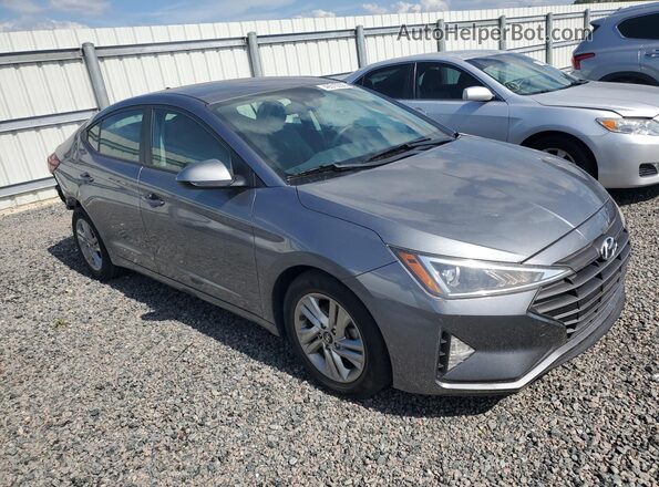 KMHD84LF8KU817760 2019 HYUNDAI ELANTRA Gray Delantero derecho