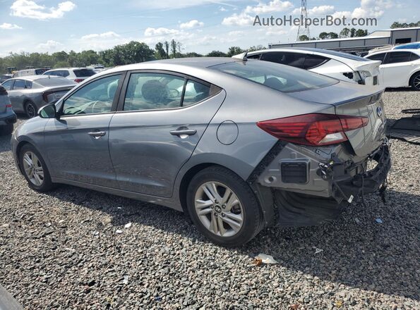 KMHD84LF8KU817760 2019 HYUNDAI ELANTRA Gray Trasero izquierdo