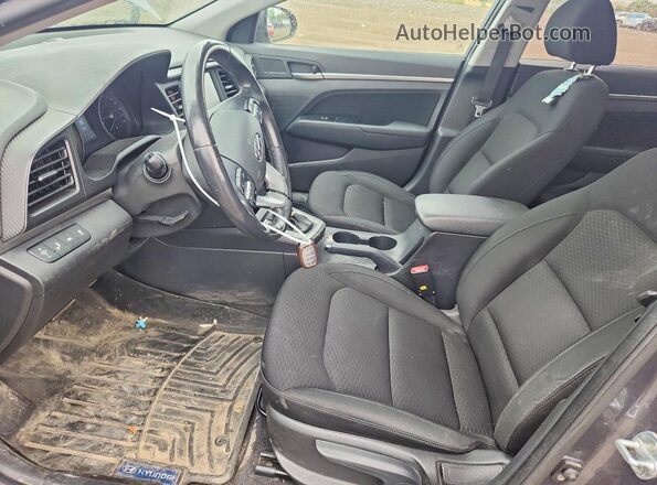 KMHD84LF8LU970107 2020 HYUNDAI ELANTRA Gray Front interior view
