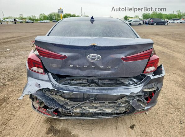 KMHD84LF8LU970107 2020 HYUNDAI ELANTRA Gray Rear view