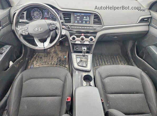 KMHD84LF8LU970107 2020 HYUNDAI ELANTRA Gray Dashboard view