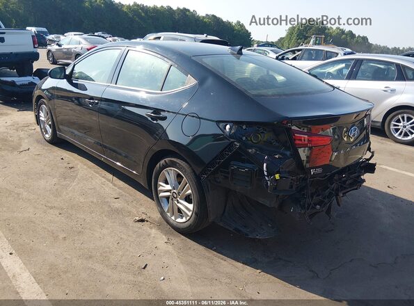 KMHD84LF8LU994178 2020 HYUNDAI ELANTRA Black Հետևի ձախ