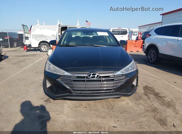 KMHD84LF8LU994178 2020 HYUNDAI ELANTRA Black Սալոնի հետևի տեսք