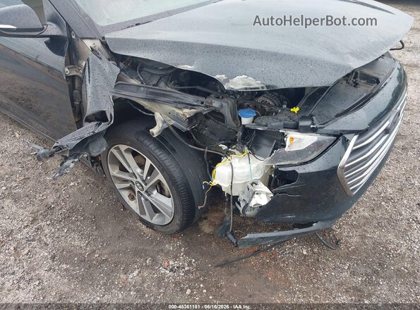 KMHD84LF9HU073479 2017 HYUNDAI ELANTRA Черный Вид спереди
