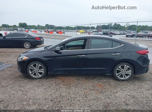 KMHD84LF9HU073479 2017 HYUNDAI ELANTRA Черный Панорамный вид салона 360°