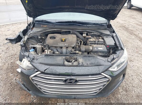 KMHD84LF9HU073479 2017 HYUNDAI ELANTRA Черный Вид сзади