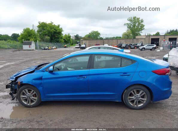 KMHD84LF9HU145085 2017 HYUNDAI ELANTRA Blue 