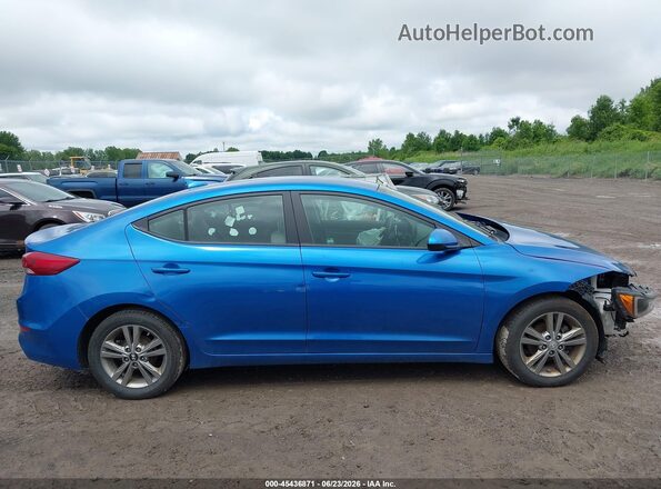 KMHD84LF9HU145085 2017 HYUNDAI ELANTRA Blue 360 interior view