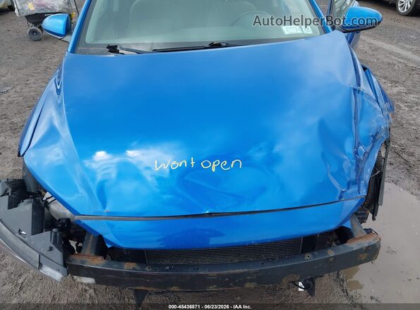 KMHD84LF9HU145085 2017 HYUNDAI ELANTRA Blue Rear view